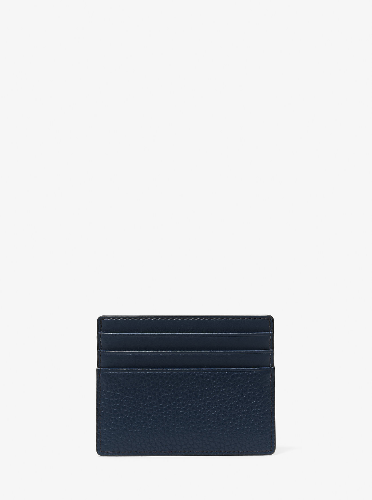Cooper Pebbled Leather Tall Card Case