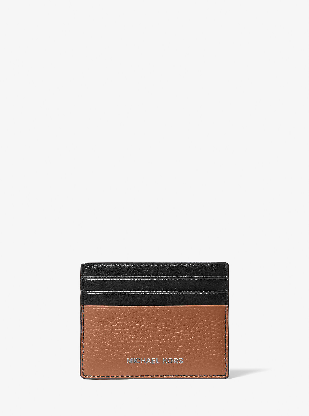 Hudson Pebbled Leather Card Case