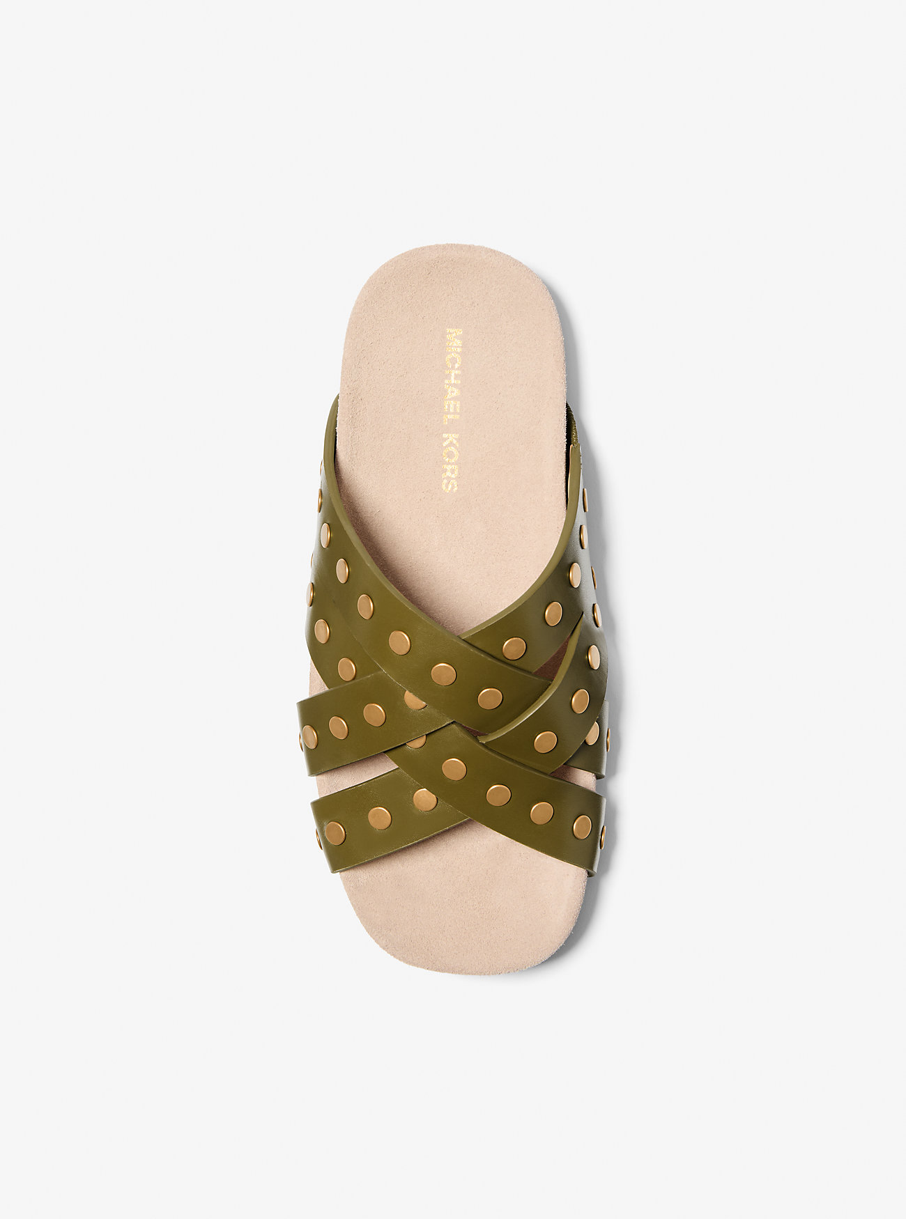 Irene Studded Leather Sandal