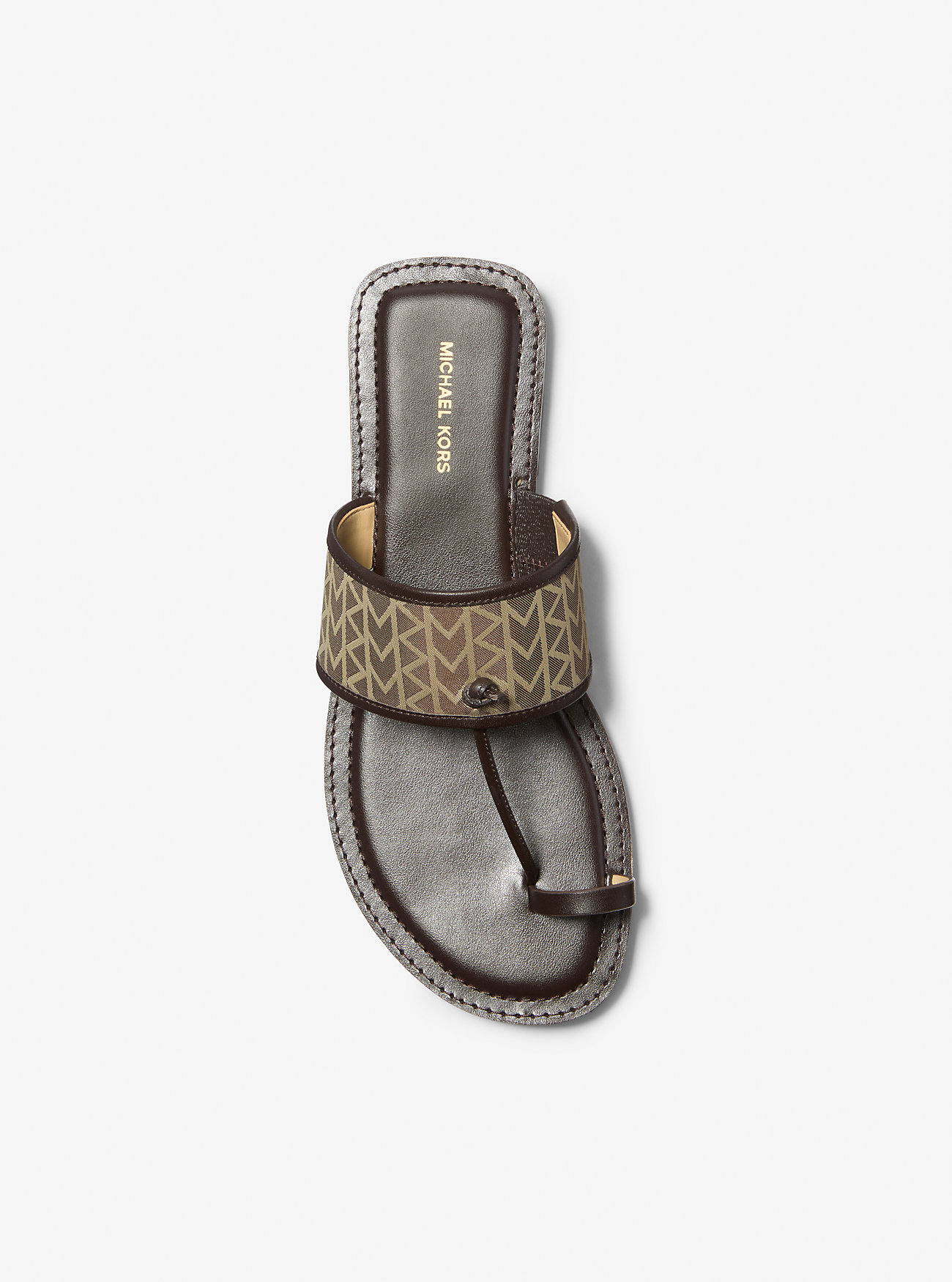 Ashtin MK2000 Logo Jacquard Sandal