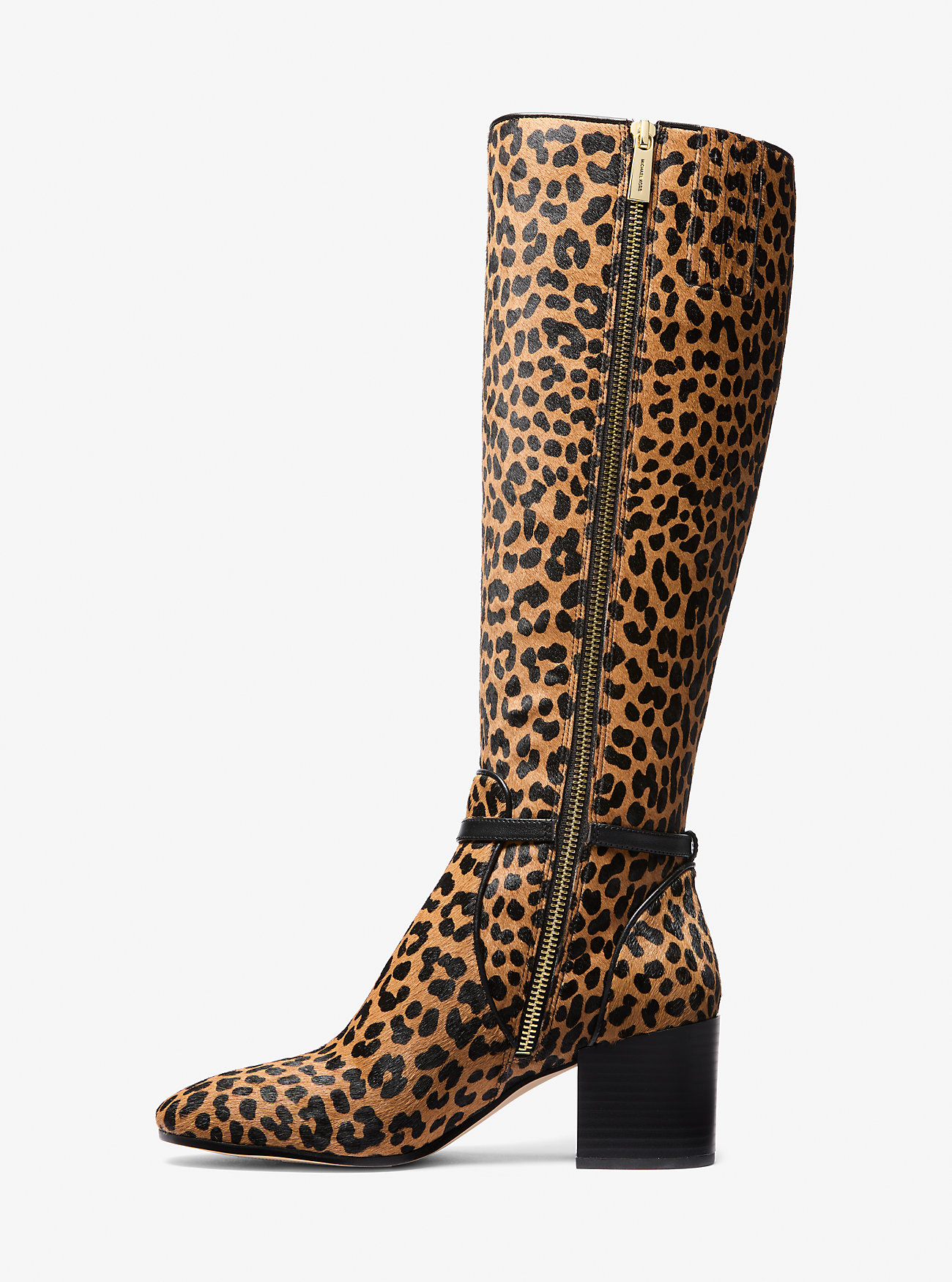 Ella Leopard Print Calf Hair Wide Calf Block Heel Boot 4 Ella Leopard Print Calf Hair Wide Calf Block Heel Boot