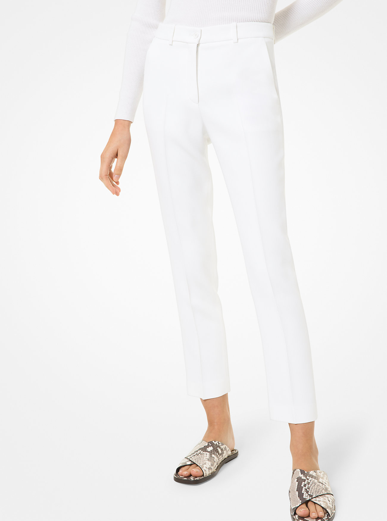Samantha Double Crepe Sablé Pants
