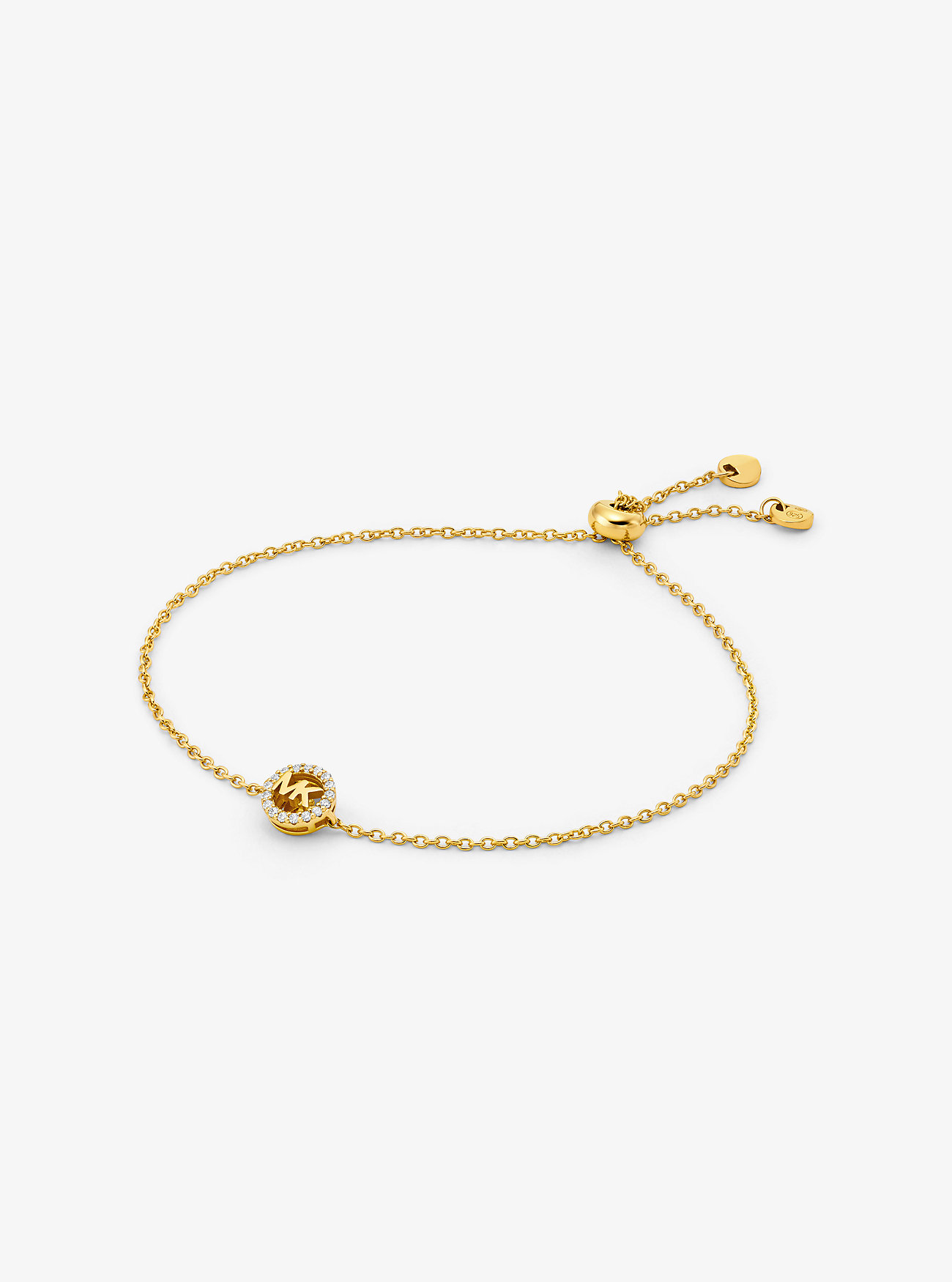 Fulton Precious Metal-Plated Sterling Silver Slider Bracelet