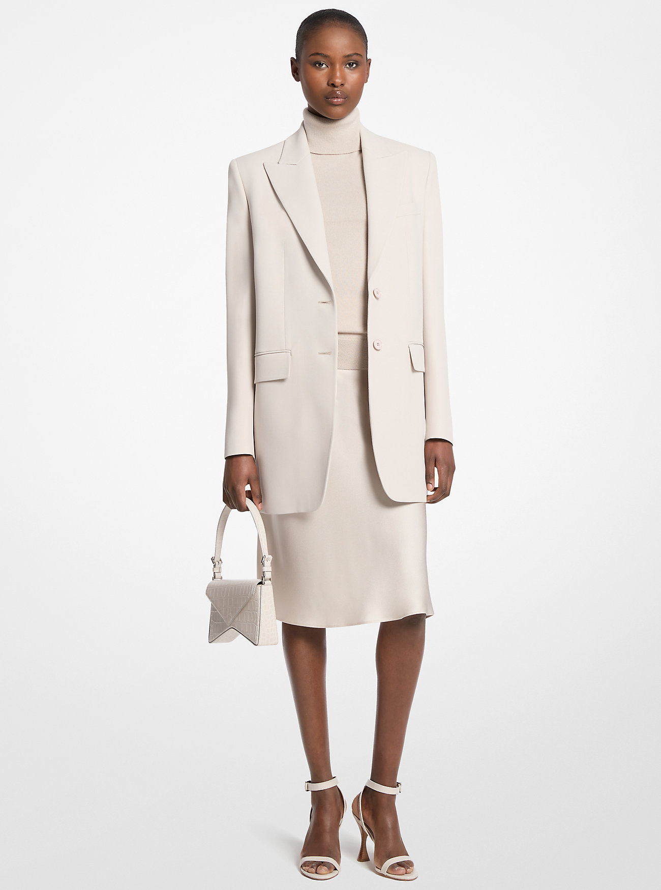 Double Crepe Sablé Boyfriend Blazer