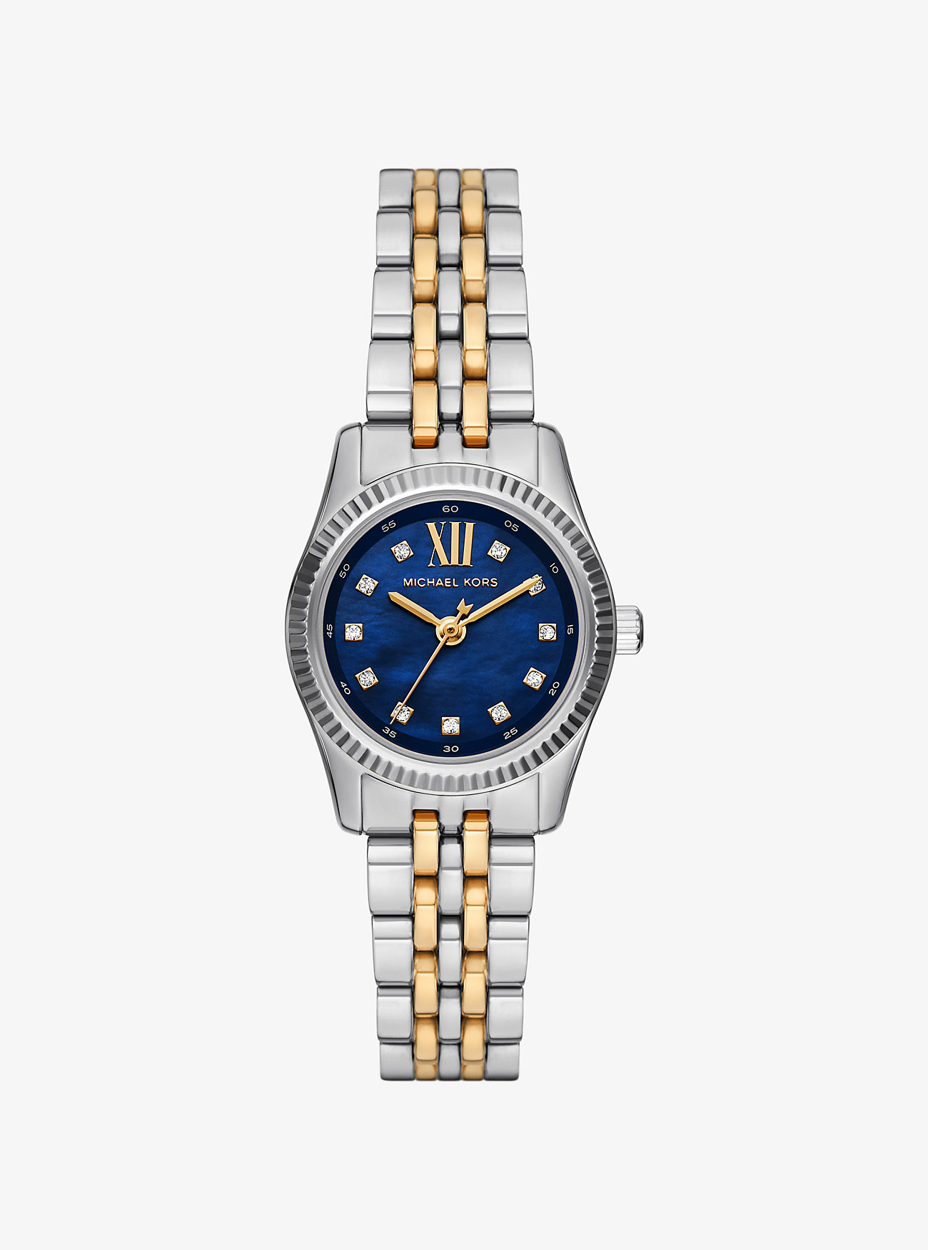 Mini Lexington Pavé Two-Tone Watch