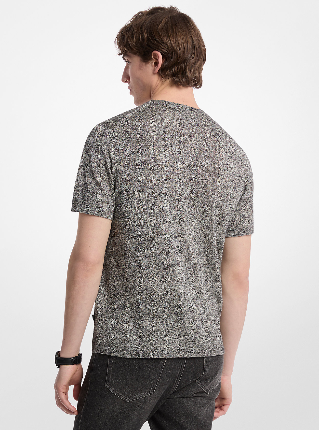 Linen and Cotton T-Shirt