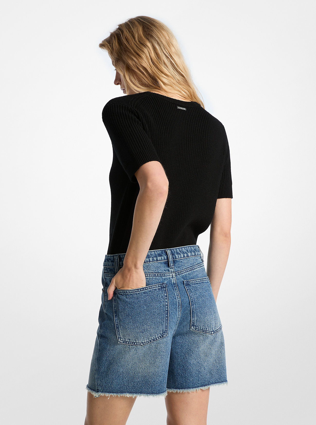 Boyfriend Denim Shorts