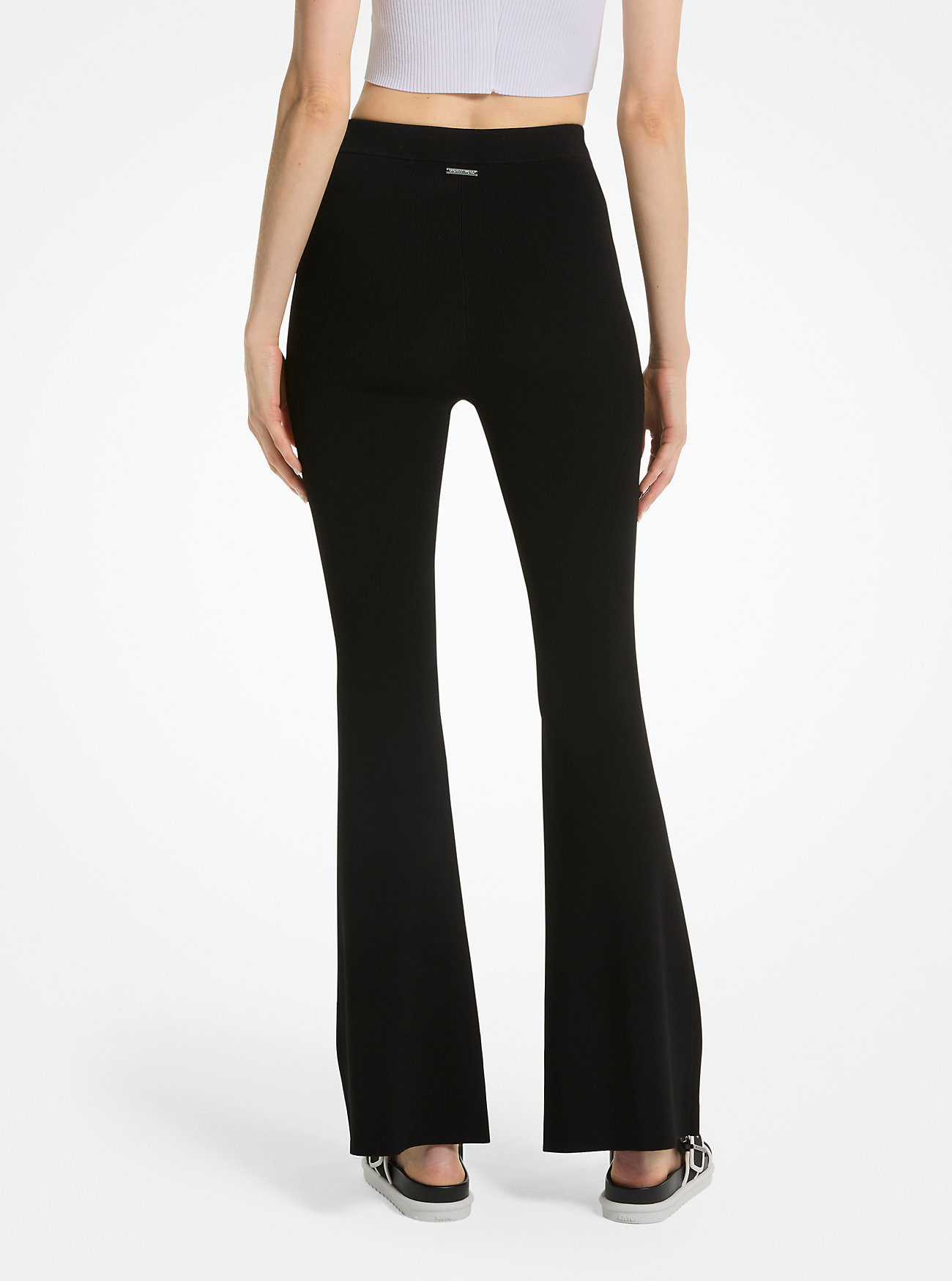 Stretch Knit Flared Legging