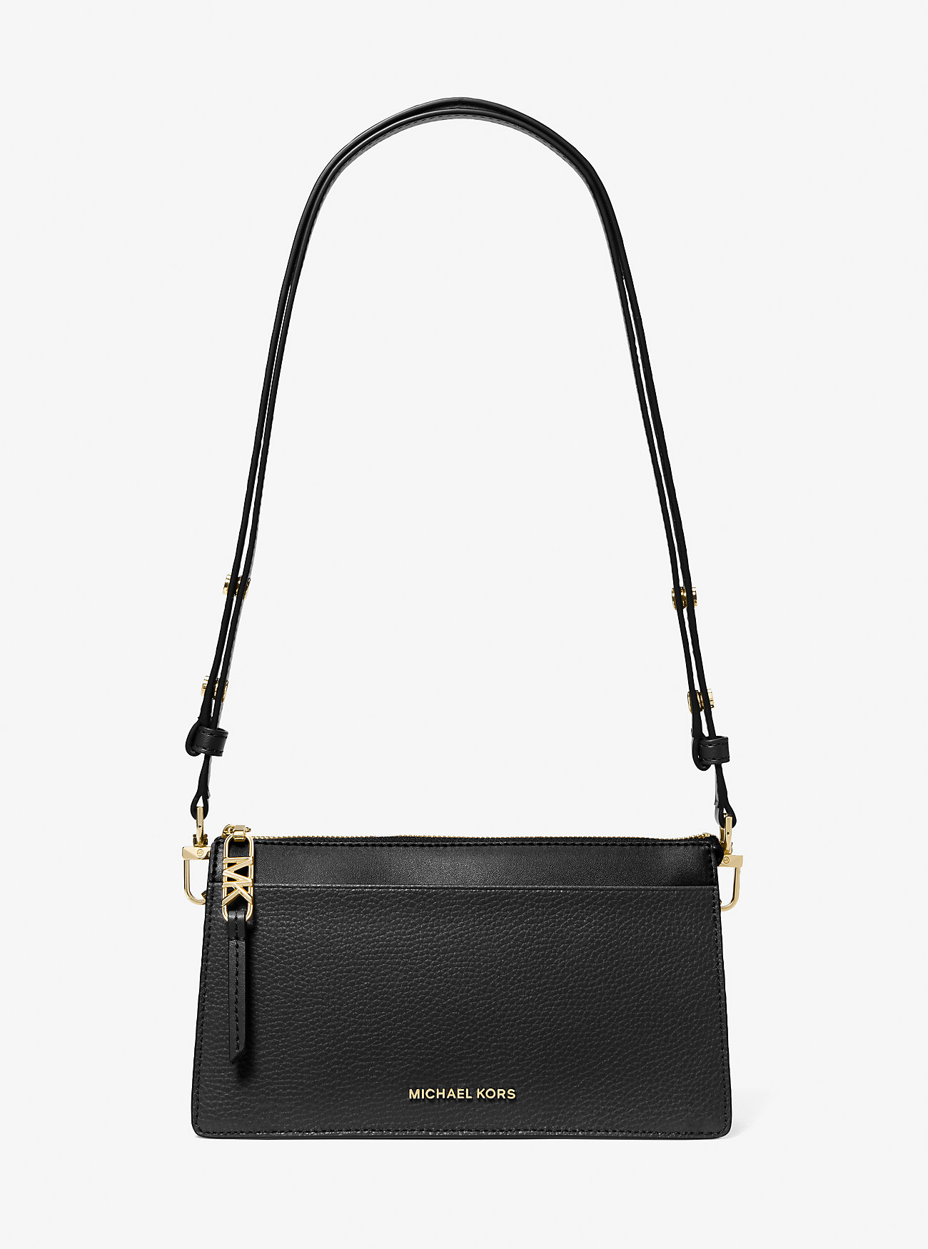 Empire Large Leather Convertible Crossbody Bag
