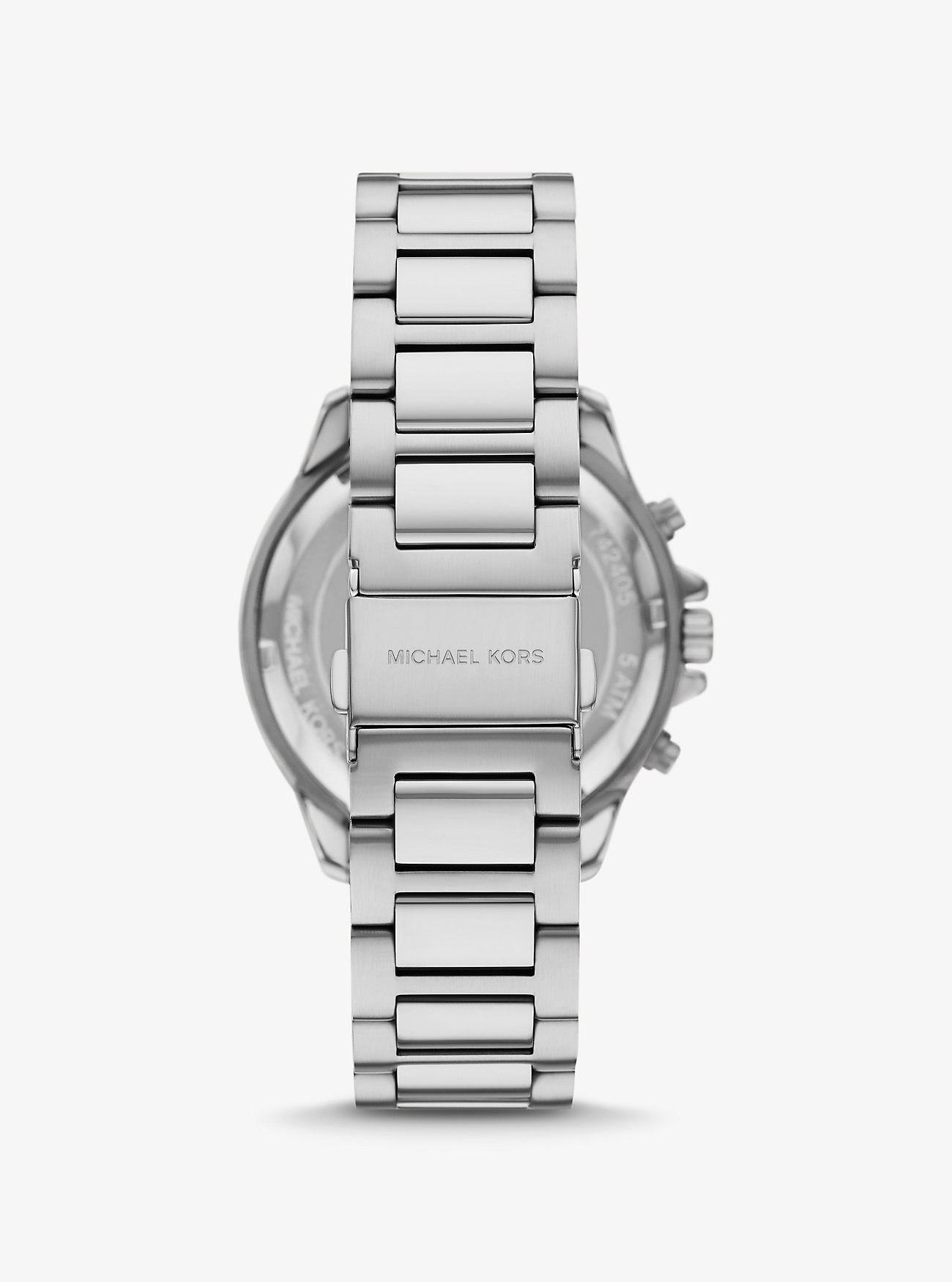 Oversized Sage Silver-Tone Watch